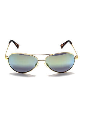 Fossil Lindsay MS4148 Blue Mirror Gold Aviator Women’s Chic Sunglasses 58-13-130